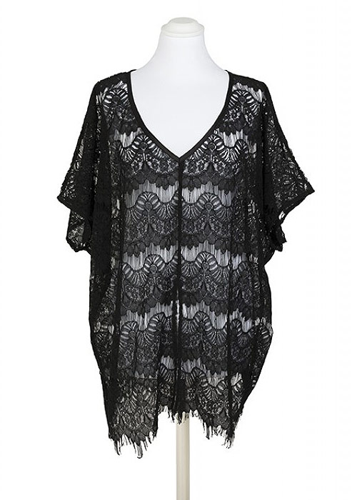 Pia Rossini Lima Lace Cover Up In Stock At UK Swimwear