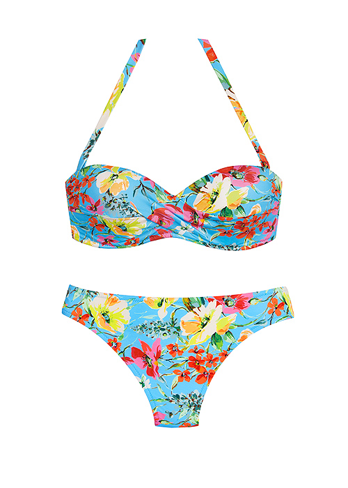 Tessy Capri Ocean Bandeau Bikini SideZoom 2